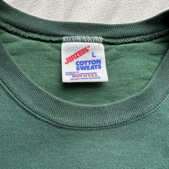 Vintage Lincoln Hunter Green Crewneck Sweatshirt - Picture 3 of 3